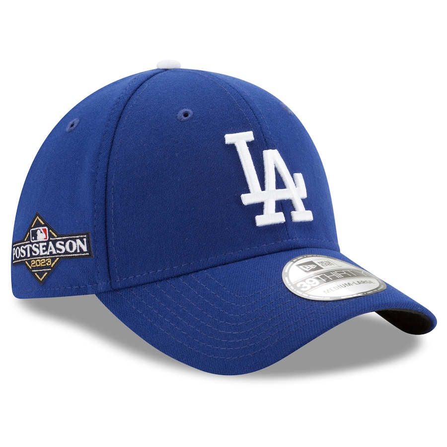  Los Angeles Dodgers New Era 2023 Postseason 39THIRTY Flex Hat - Royal