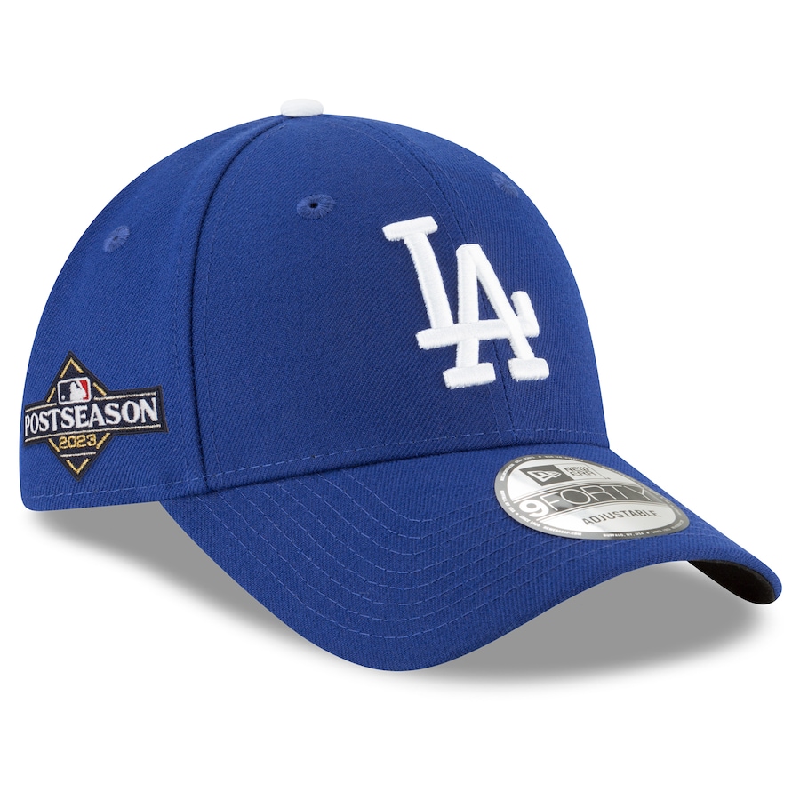  Los Angeles Dodgers New Era 2023 Postseason 9FORTY Adjustable Hat - Royal
