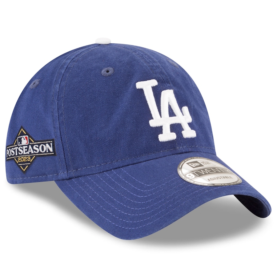  Los Angeles Dodgers New Era 2023 Postseason 9TWENTY Adjustable Hat - Royal