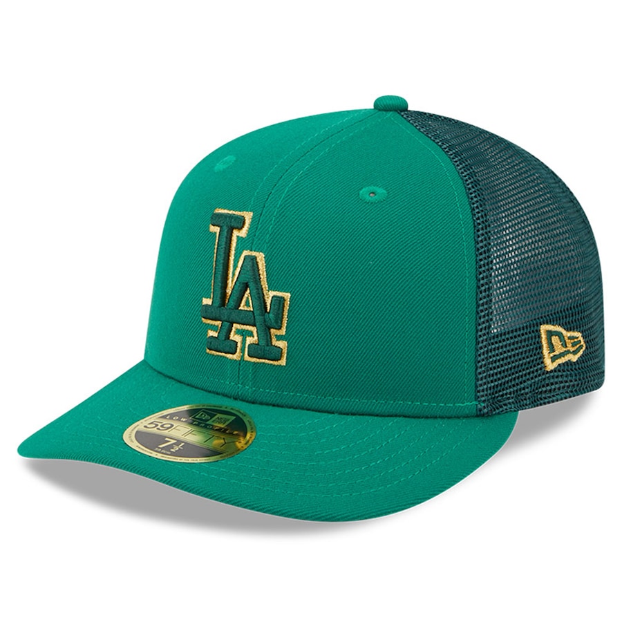  Los Angeles Dodgers New Era 2023 St. Patrick's Day Low Profile 59FIFTY Fitted Hat - Kelly Green