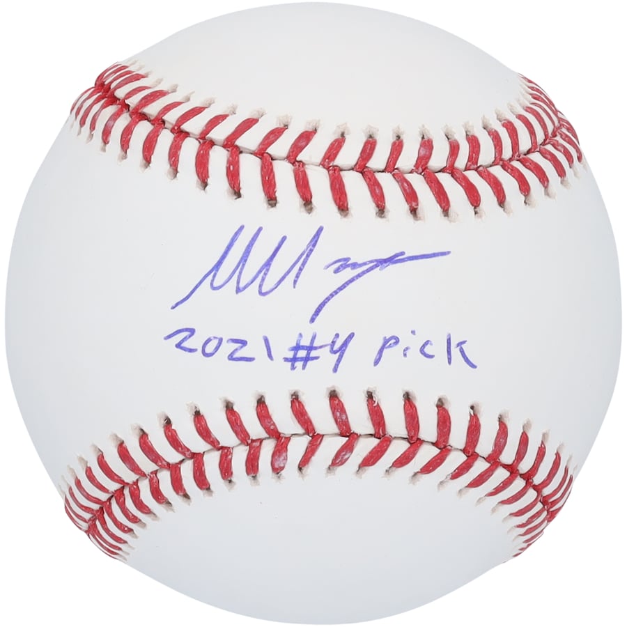 Marcelo Mayer Boston Red Sox Autographed Fanatics Authentic Baseball with 