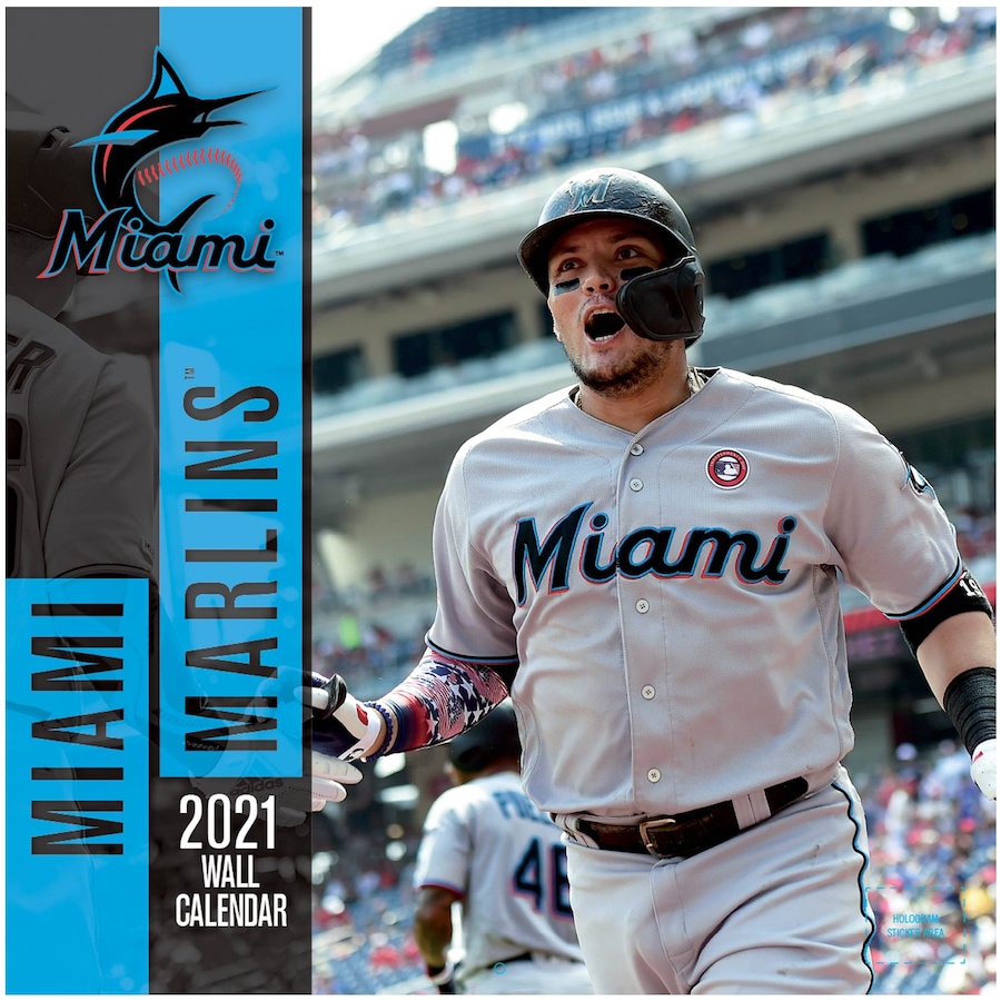 Miami Marlins 2021 Wall Calendar