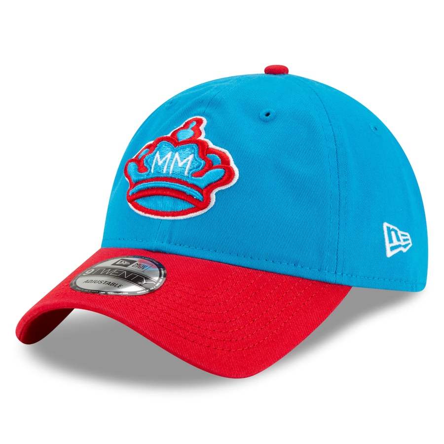 Miami Marlins New Era 2021 City Connect 9TWENTY Adjustable Hat - Blue-Red