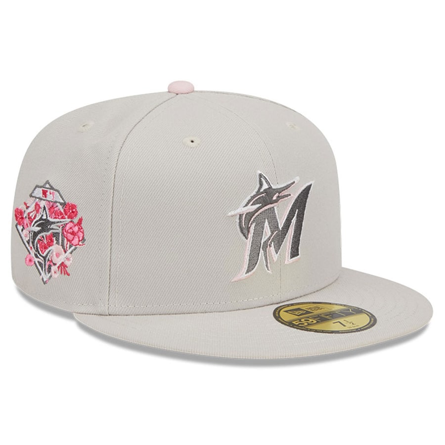  Miami Marlins New Era 2023 Mother's Day On-Field 59FIFTY Fitted Hat - Khaki