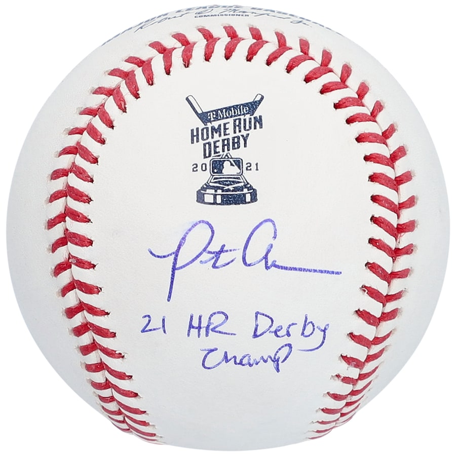 Pete Alonso New York Mets Fanatics Authentic Autographed 2021 Home Run Derby Baseball with 