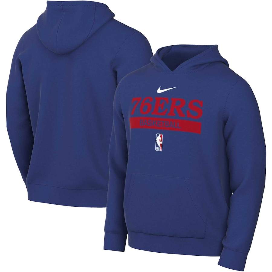 Philadelphia 76ers Nike 2022-23 Spotlight On-Court Practice Performance Pullover Hoodie - Royal