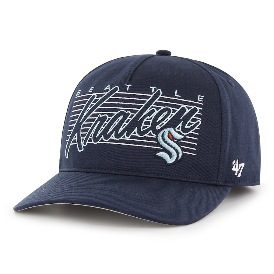 Seattle Kraken '47 Marquee Hitch Snapback Hat - Deep Sea Blue