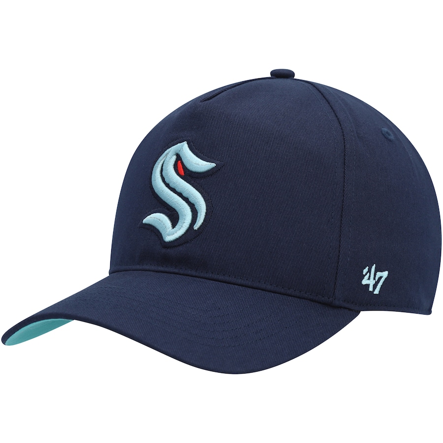 Seattle Kraken '47 Primary Hitch Snapback Hat - Deep Sea Blue