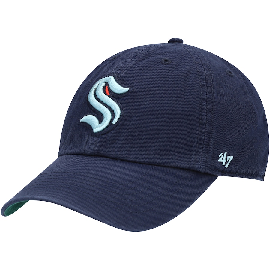 Seattle Kraken '47 Team Franchise Fitted Hat - Deep Sea Blue