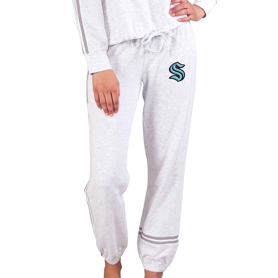 Seattle Kraken Concepts Sport Women's Pendant French Terry Jogger Pants - Cream