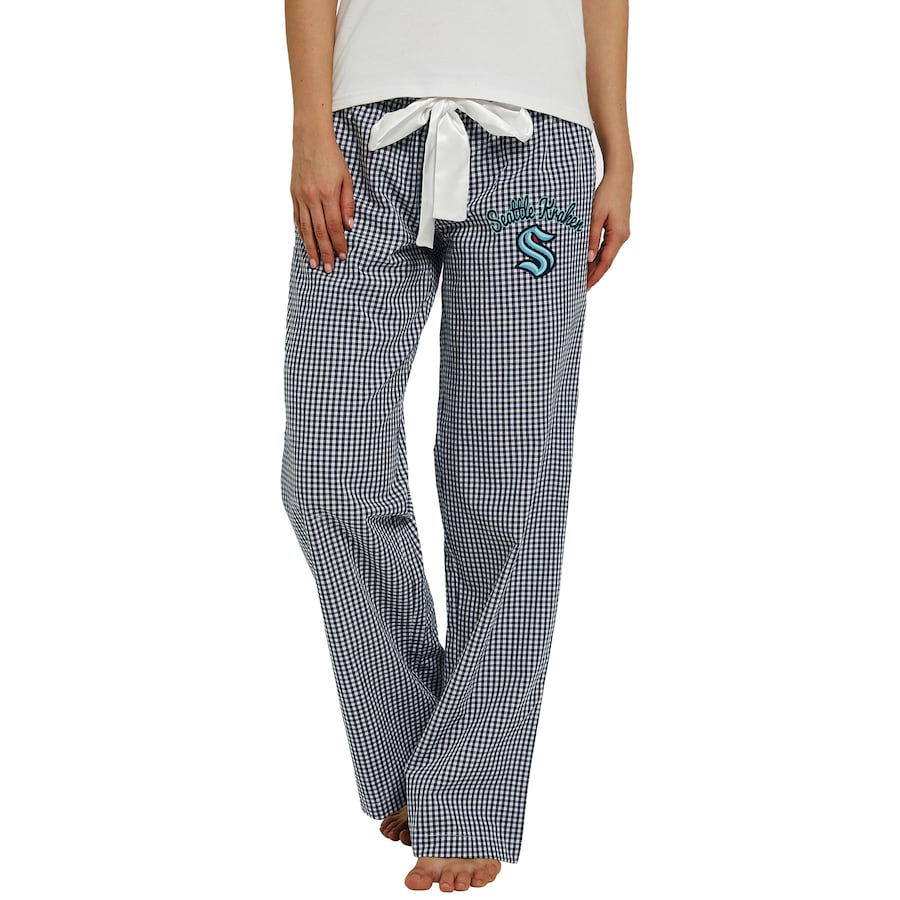Seattle Kraken Concepts Sport Women's Tradition Woven Pants - Deep Sea Blue-White