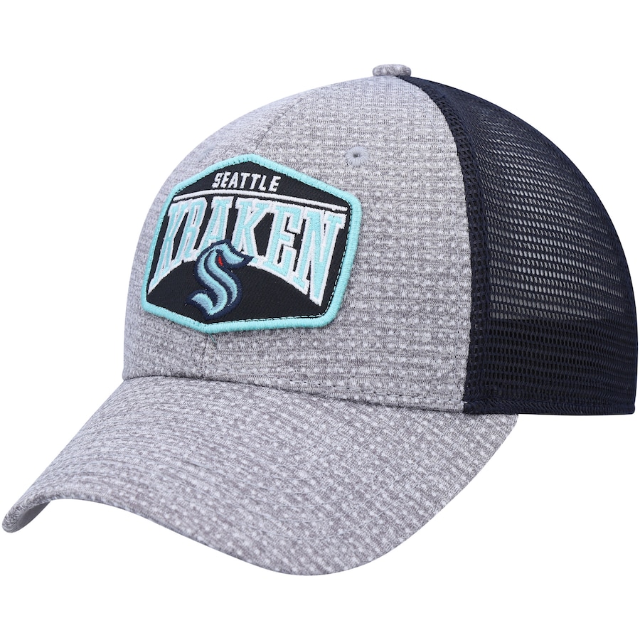 Seattle Kraken Ridgeview Snapback Hat - Gray