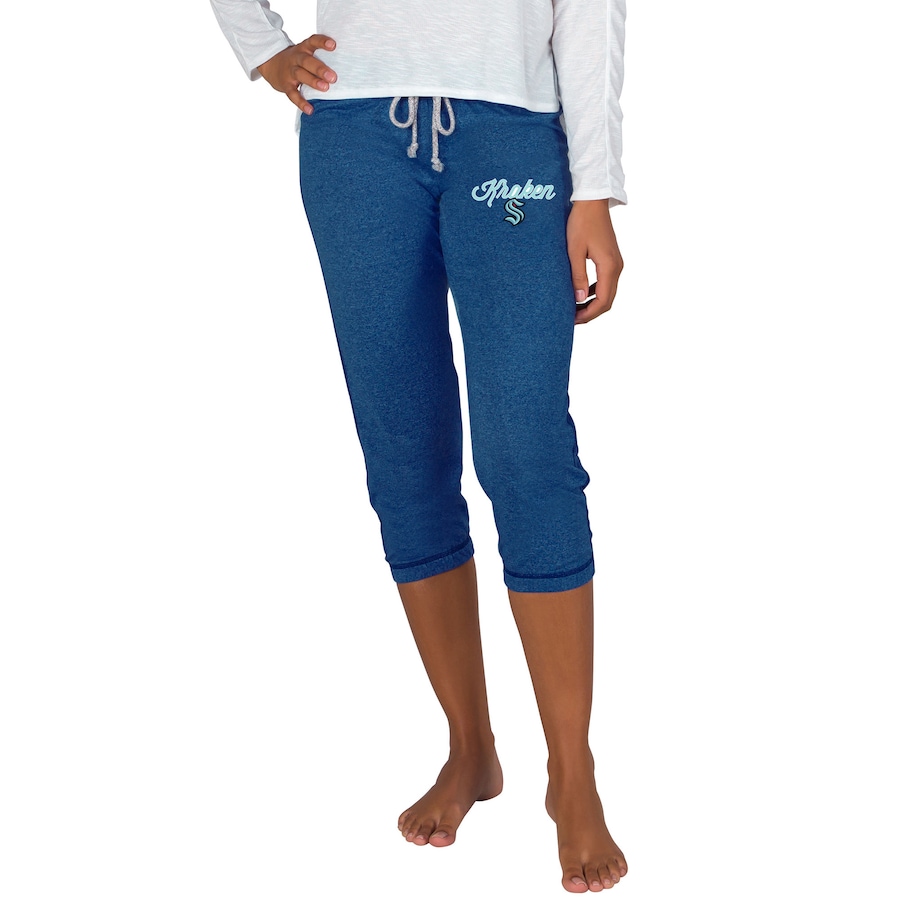 Seattle Kraken Women's Quest Knit Capri Pants - Navy
