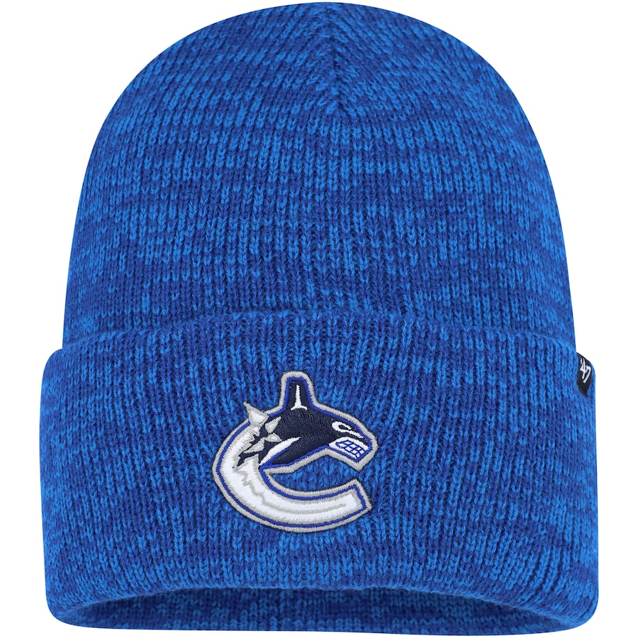 Vancouver Canucks '47 Brain Freeze Cuffed Knit Hat - Blue