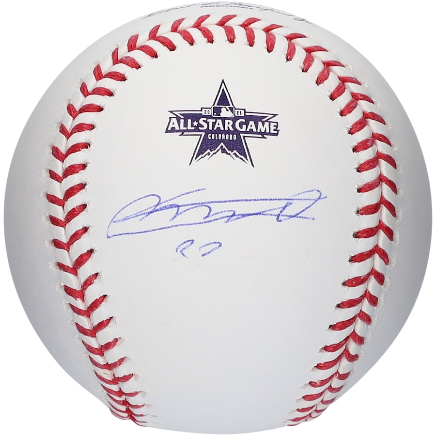 Vladimir Guerrero Jr. Toronto Blue Jays Fanatics Authentic Autographed 2021 All-Star Game Logo Baseball