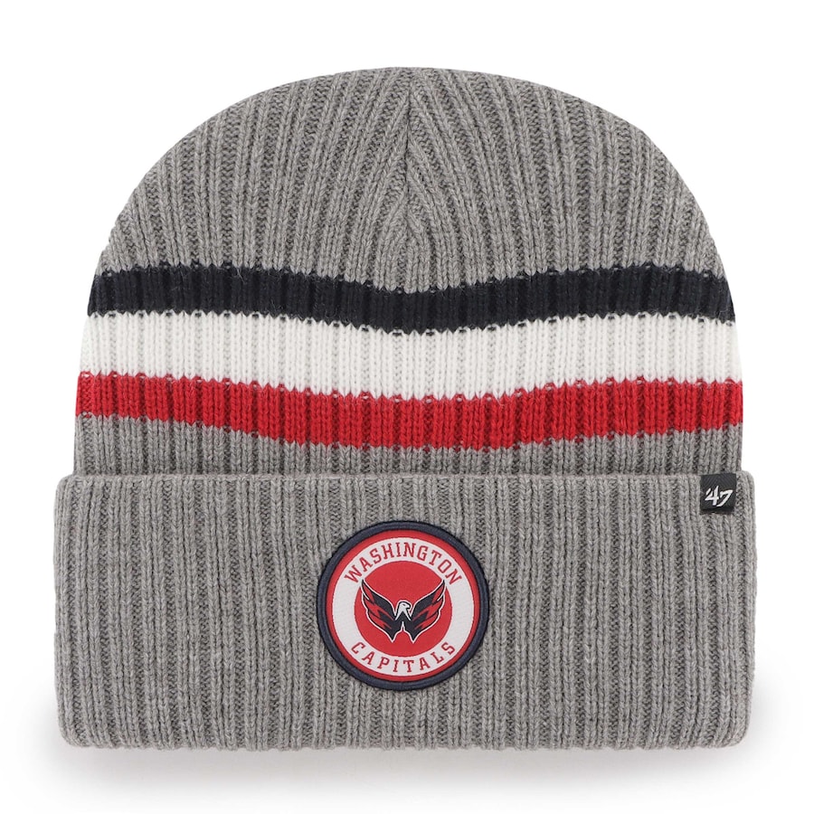Washington Capitals '47 Highline Cuffed Knit Hat - Charcoal 