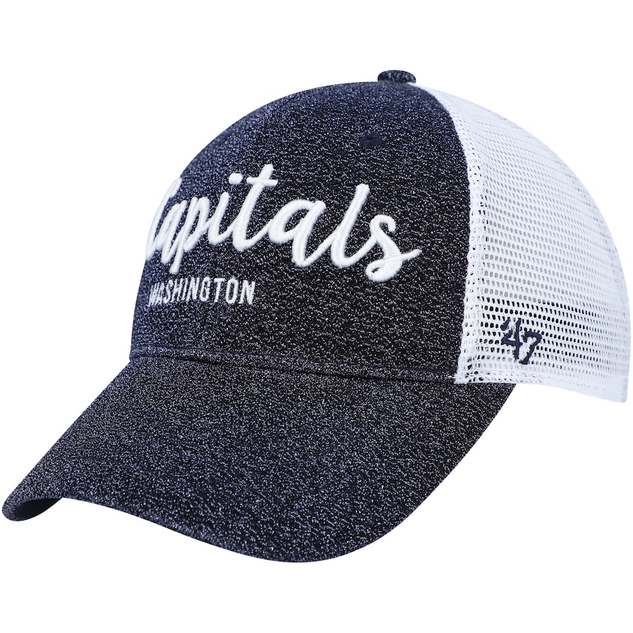 Washington Capitals '47 Women's Encore MVP Trucker Snapback Hat - Navy-White