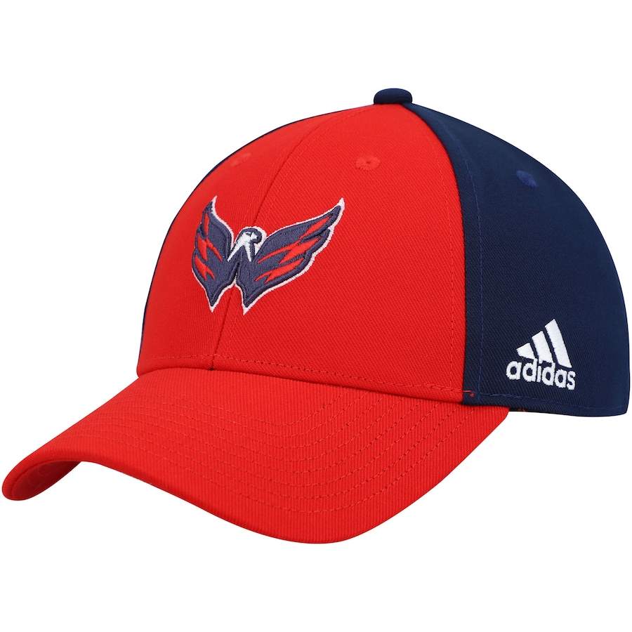 Washington Capitals adidas Team Adjustable Hat - Red-Navy