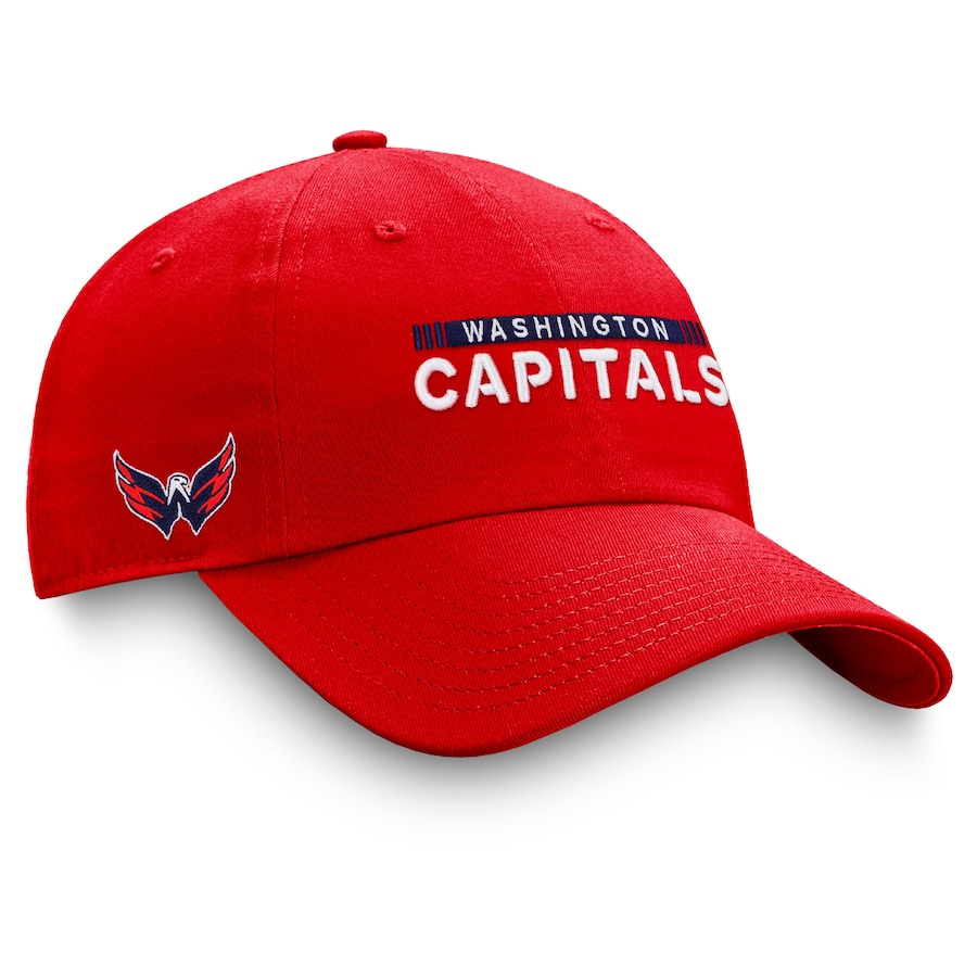 Washington Capitals Fanatics Branded Authentic Pro Rink Adjustable Hat - Red 