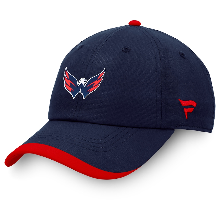 Washington Capitals Fanatics Branded Authentic Pro Rink Pinnacle Adjustable Hat - Navy