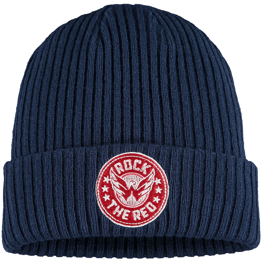 Washington Capitals Fanatics Branded Hometown Cuffed Knit Hat - Navy