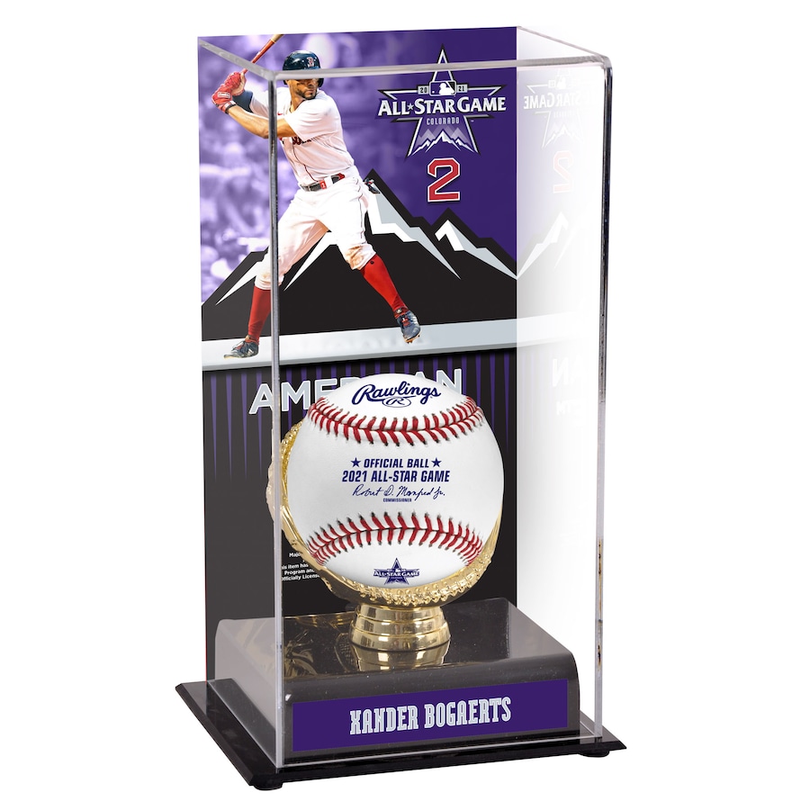 Xander Bogaerts Boston Red Sox Fanatics Authentic 2021 MLB All-Star Game Gold Glove Display Case with Image