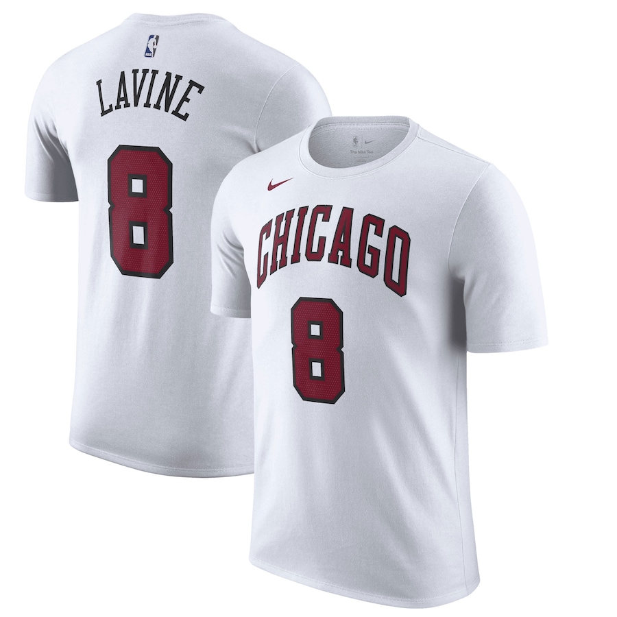 Zach LaVine Chicago Bulls Nike 2022-23 City Edition Name & Number T-Shirt - White