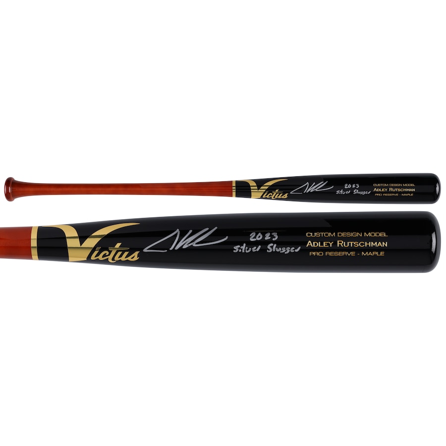 Adley Rutschman Baltimore Orioles Autographed Fanatics Authentic Victus Game Model Bat with 