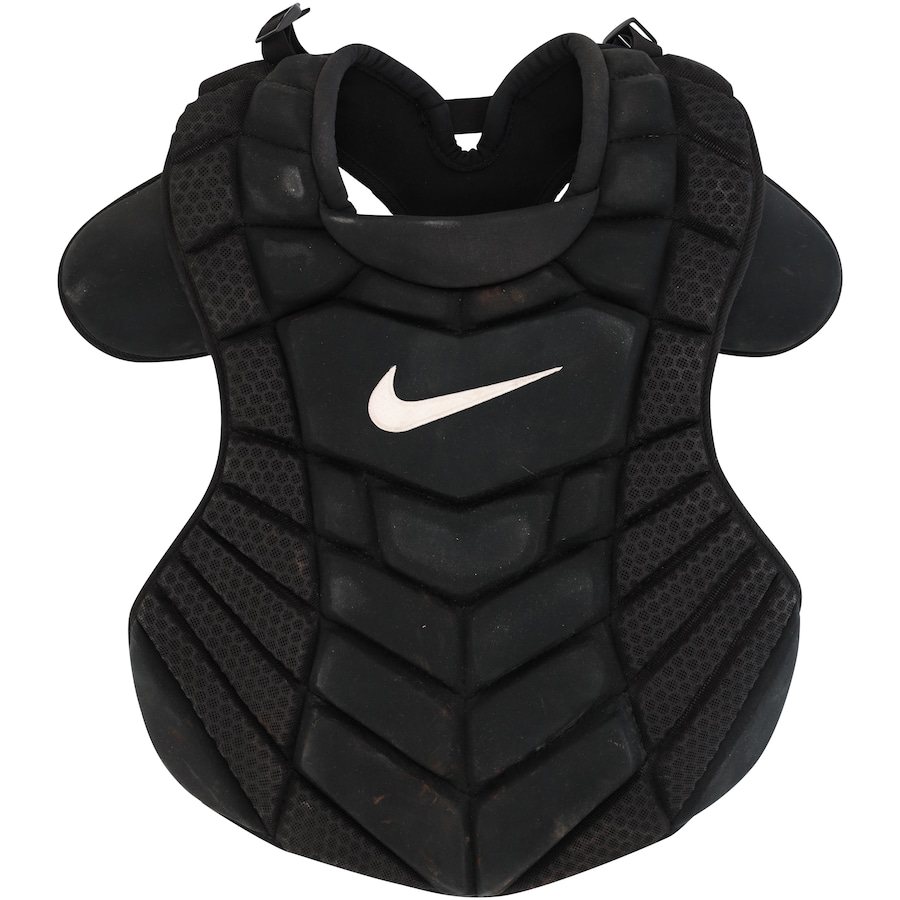 Adley Rutschman Baltimore Orioles Fanatics Authentic Game-Used Black Nike Chest Protector vs. Pittsburgh Pirates on May 12, 2023