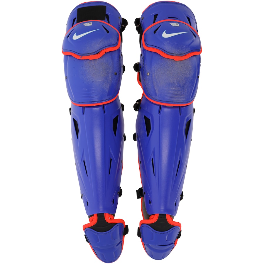 Adley Rutschman Baltimore Orioles Fanatics Authentic Game-Used Blue Nike Shin Guards vs. Chicago Cubs on June 18, 2023