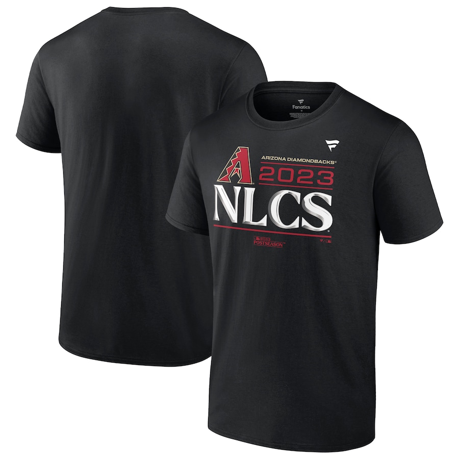 Arizona Diamondbacks Fanatics Branded 2023 Division Series Winner Locker Room T-Shirt - Black