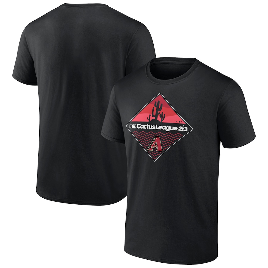 Arizona Diamondbacks Fanatics Branded 2023 MLB Spring Training Diamond T-Shirt - Black