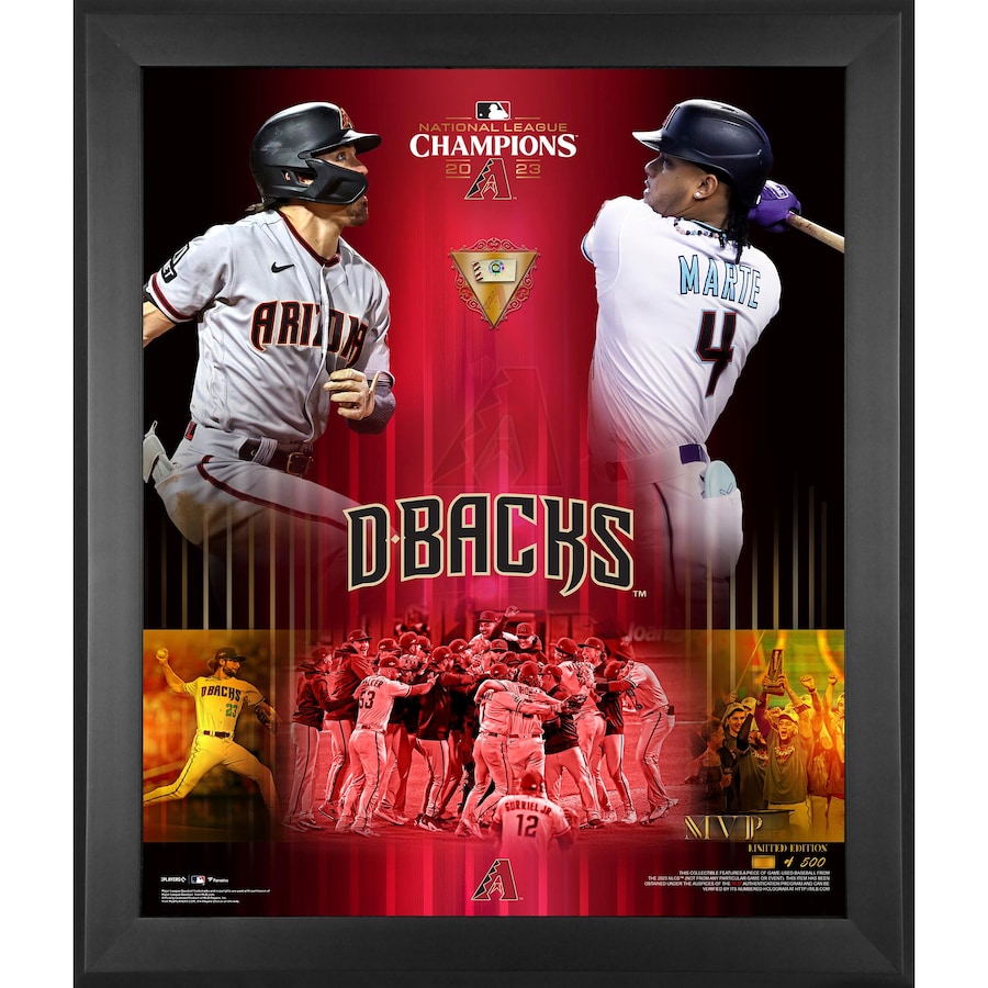  Arizona Diamondbacks Framed Unsigned Fanatics Authentic 2023 National League Champions 20