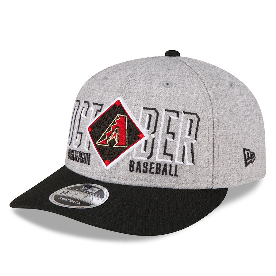  Arizona Diamondbacks New Era 2023 Division Series Winner Locker Room Low Profile 9FIFTY Snapback Hat - Gray