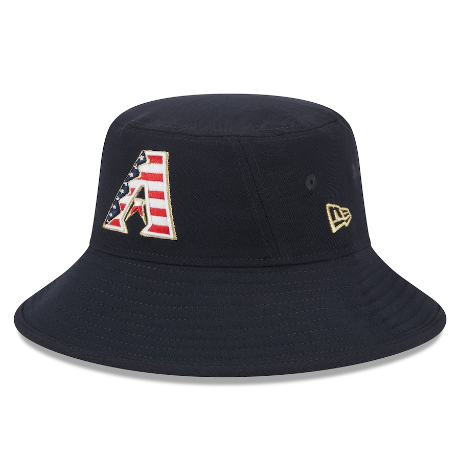  Arizona Diamondbacks New Era 2023 Fourth of July Bucket Hat - Navy