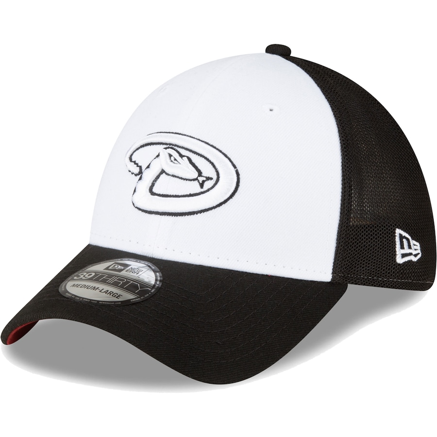  Arizona Diamondbacks New Era 2023 On-Field Batting Practice 39THIRTY Flex Hat - Black-White