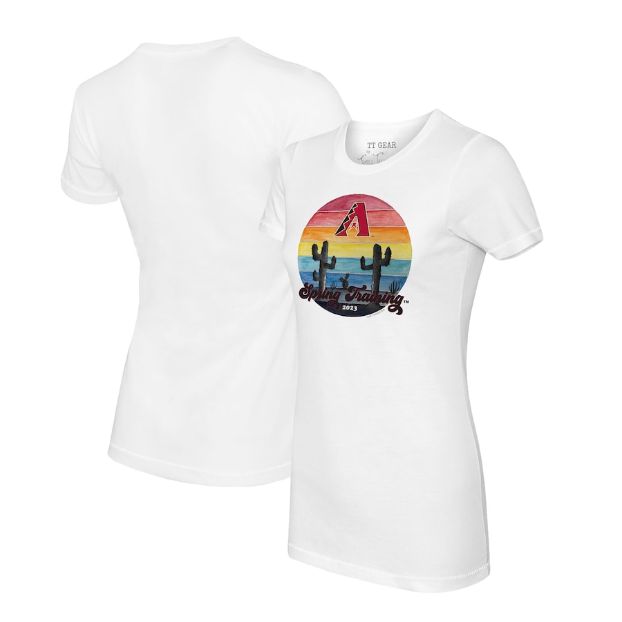 Arizona Diamondbacks Tiny Turnip Women's 2023 Spring Training T-Shirt - White