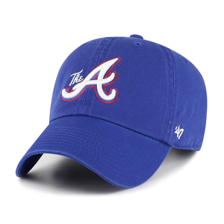 Atlanta Braves '47 2023 City Connect Clean Up Adjustable Hat - Royal