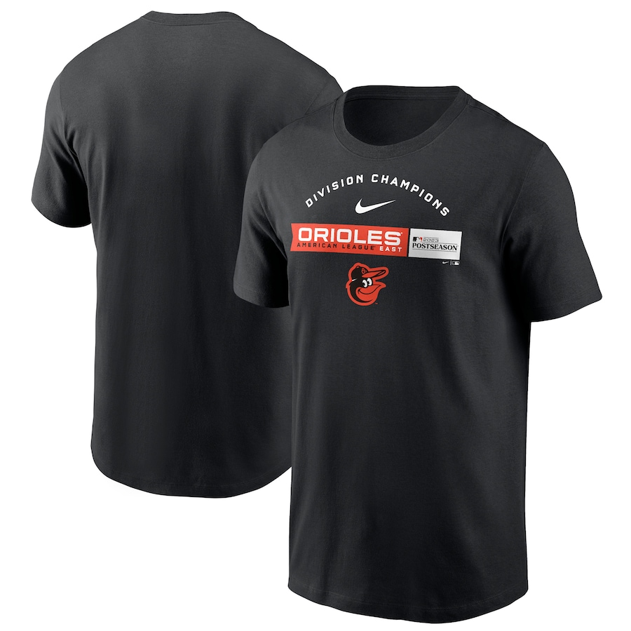 Baltimore Orioles Nike 2023 AL East Division Champions T-Shirt – Black