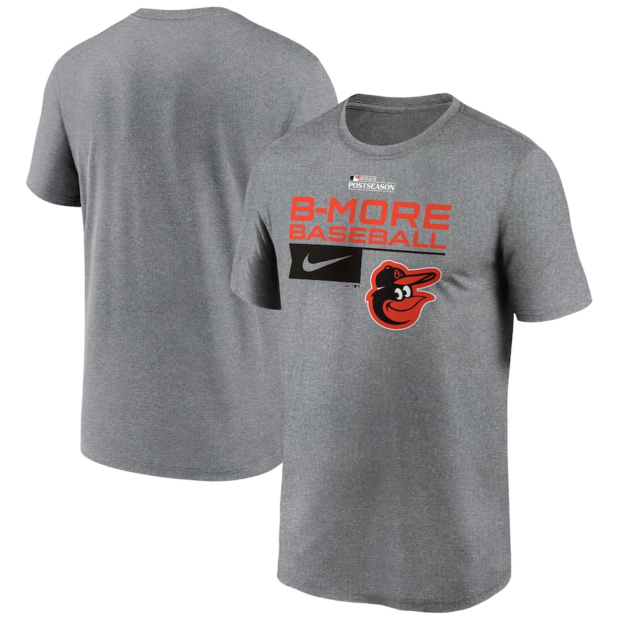 Baltimore Orioles Nike 2023 Postseason Legend Performance T-Shirt – Heather Charcoal