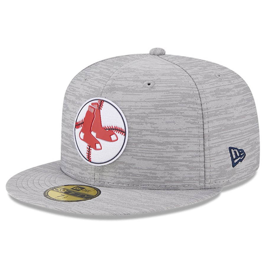 Boston Red Sox New Era 2023 Clubhouse 59FIFTY Fitted Hat - Gray
