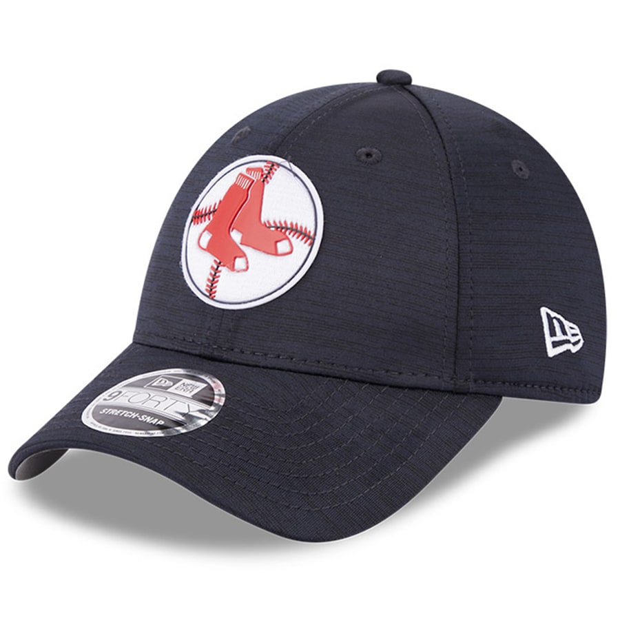  Boston Red Sox New Era 2023 Clubhouse 9FORTY Snapback Hat - Navy
