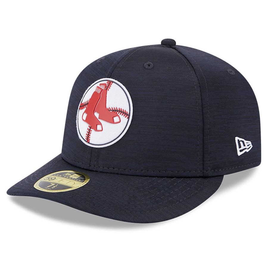  Boston Red Sox New Era 2023 Clubhouse Low Profile 59FIFTY Fitted Hat - Navy