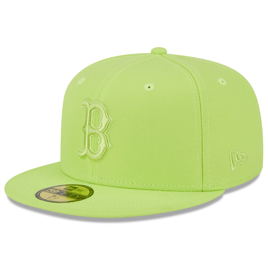 Boston Red Sox New Era 2023 Spring Color Basic 59FIFTY Fitted Hat - Neon Green