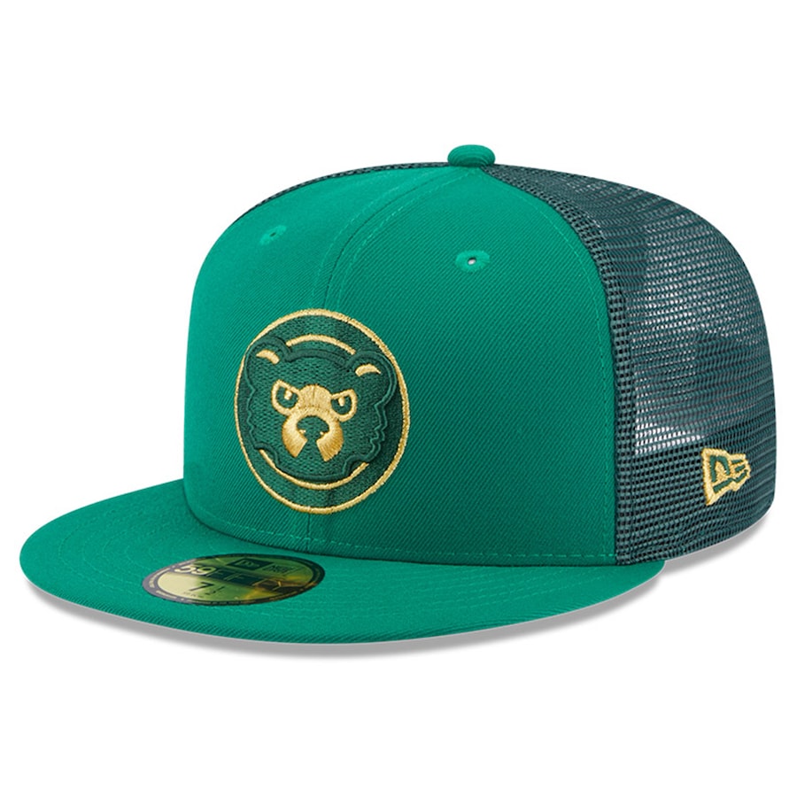  Chicago Cubs New Era 2023 St. Patrick's Day 59FIFTY Fitted Hat - Kelly Green