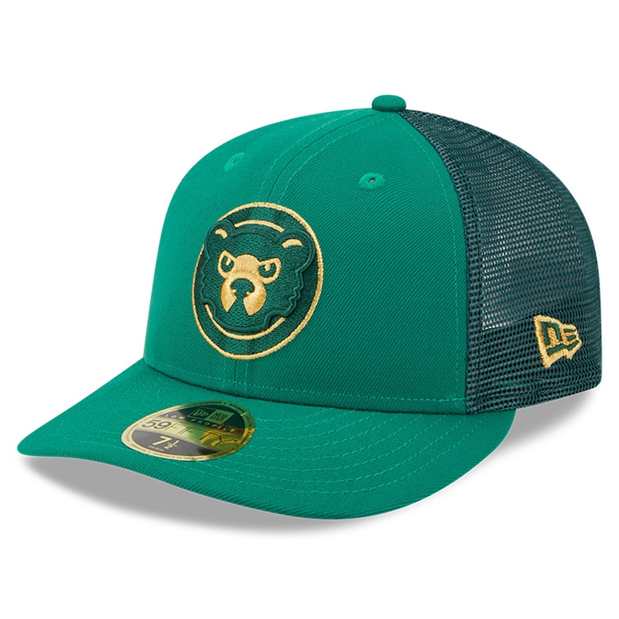  Chicago Cubs New Era 2023 St. Patrick's Day Low Profile 59FIFTY Fitted Hat - Kelly Green