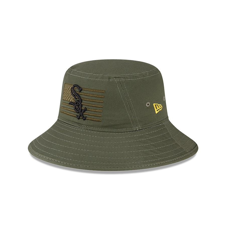  Chicago White Sox New Era 2023 Armed Forces Day Bucket Hat - Green