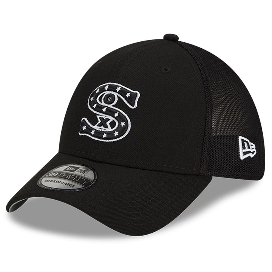  Chicago White Sox New Era 2023 Batting Practice 39THIRTY Flex Hat - Black