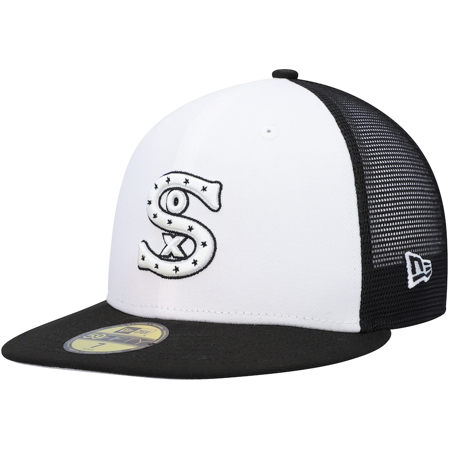 Chicago White Sox New Era 2023 On-Field Batting Practice 59FIFTY Fitted Hat - White-Black
