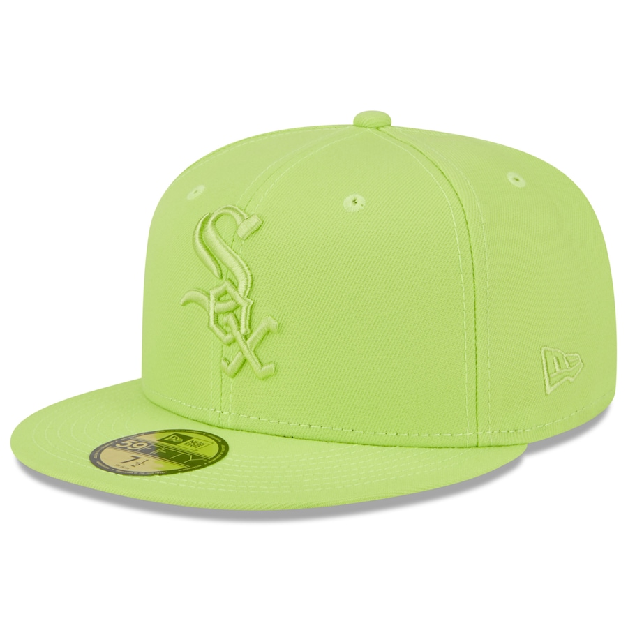Chicago White Sox New Era 2023 Spring Color Basic 59FIFTY Fitted Hat - Neon Green